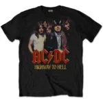 Camiseta Unisex AC/DC: H2H Band (Negra) (Larga)