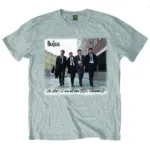Camiseta Unisex The Beatles: On Air (Gris) (Larga)