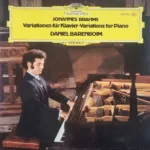 Johannes Brahms, Daniel Barenboim – Variationen Für Klavier • Variations For Piano