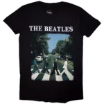 Camiseta The Beatles Unisex: Abbey Road & Logo
