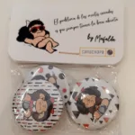 Chapas Mafalda (Pack x3)