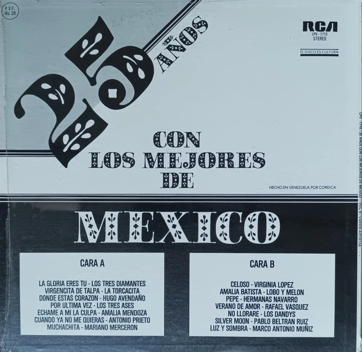 25 Años De Los Mejores De Mexico - Volumen 6 - Imagen 2