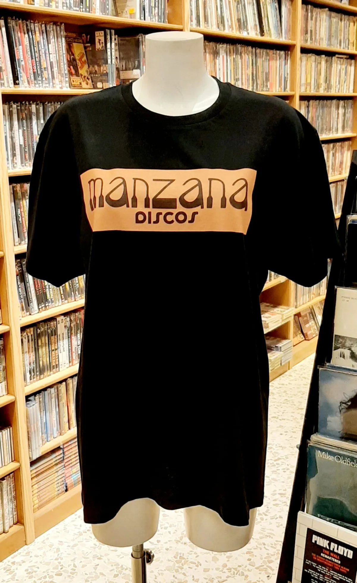 Camiseta Unisex Manzana Discos - Imagen 1