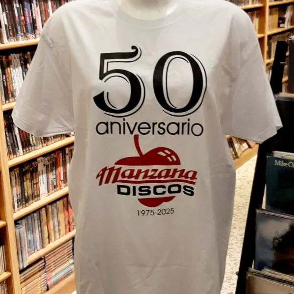 Camiseta Unisex 50 aniversario Manzana Discos 1975-2025