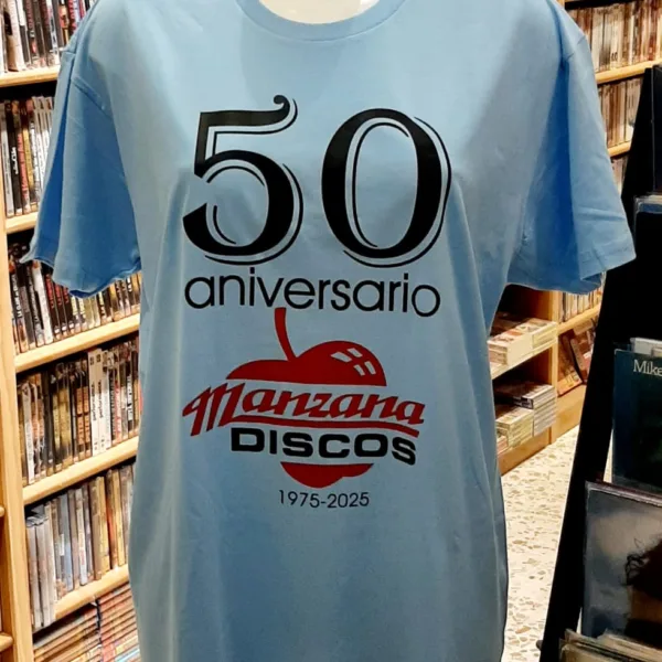 Camiseta Unisex 50 aniversario Manzana Discos 1975-2025