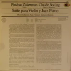 Claude Bolling / Pinchas Zukerman – Suite For Violin And Jazz Piano - Imagen 2